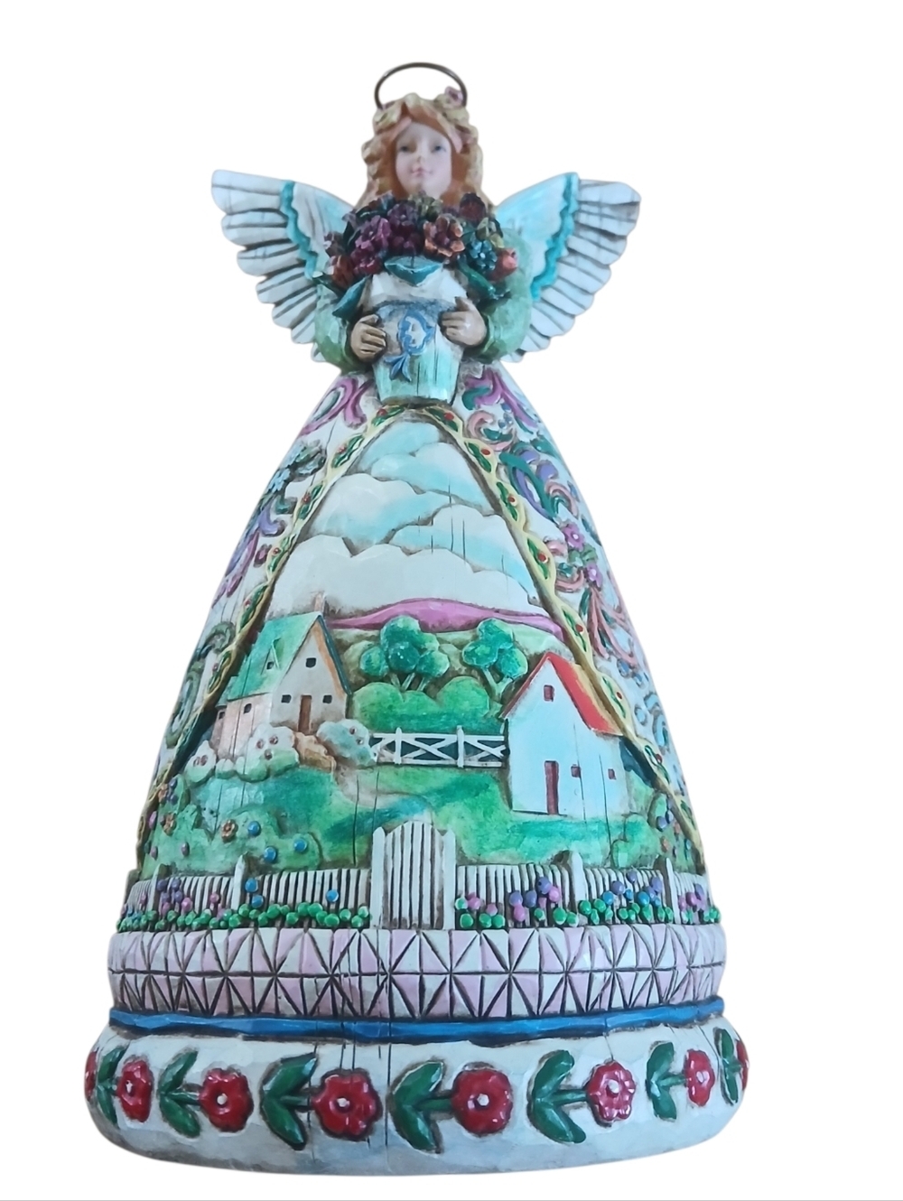 JIM SHORE Hand-Painted Angel Figurine Collectible Folk Art Figurine